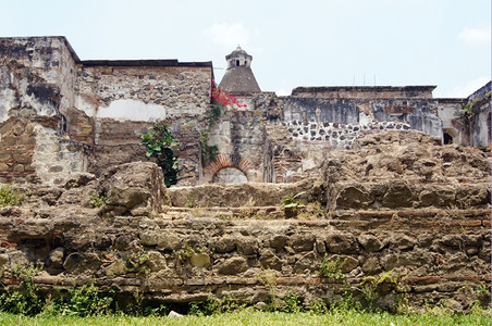 危地马拉安提瓜古大教堂的废墟图片