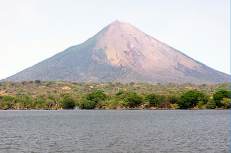 尼加拉瓜湖和奥梅特佩岛火山封存图片