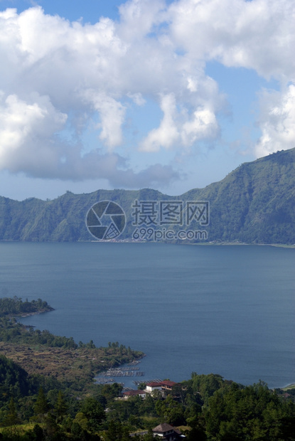 巴厘岛GunungBatur湖和Vulcano图片