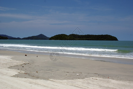 马来西亚兰卡维岛空海滩上图片