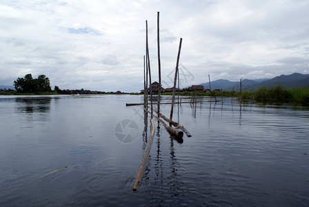 缅甸掸邦内尔湖图片