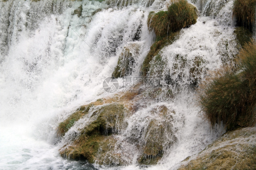 克罗地亚KRKA公园大瀑布图片