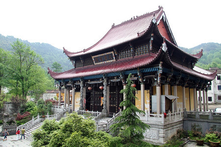 珠华山大佛教寺庙图片