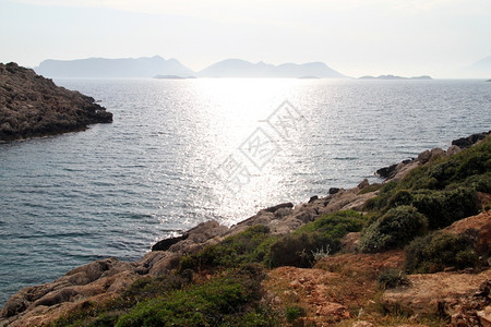 土耳其地中海岸阳光和湾图片