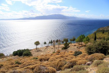 土耳其阿索斯群岛莱和的景象图片