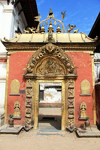 尼泊尔Bhaktapur国王宫入口处图片