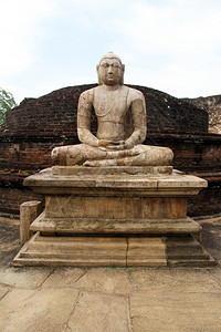 斯里兰卡Polonnaruwa的封印佛像图片