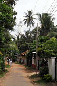 斯里兰卡Dondra灯塔附近街道图片