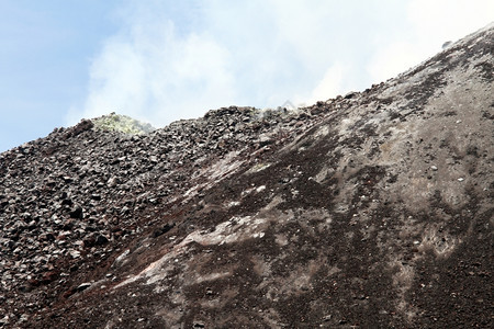 印度尼西亚克拉卡托火山壁画图片