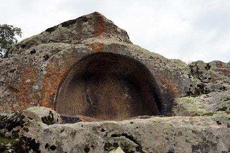 土耳其米达斯的菲里吉人岩墓图片