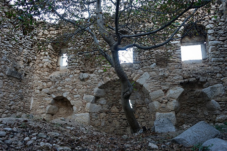土耳其巴拉废弃的希腊教堂内图片