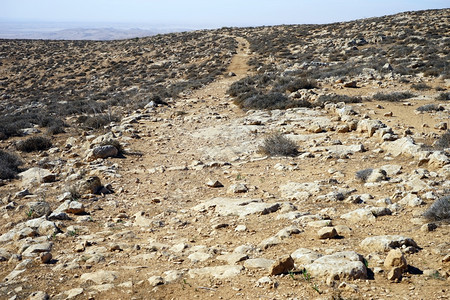 以色列阿马萨附近的古罗老道路图片