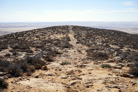 以色列Amasa附近山上的足迹图片