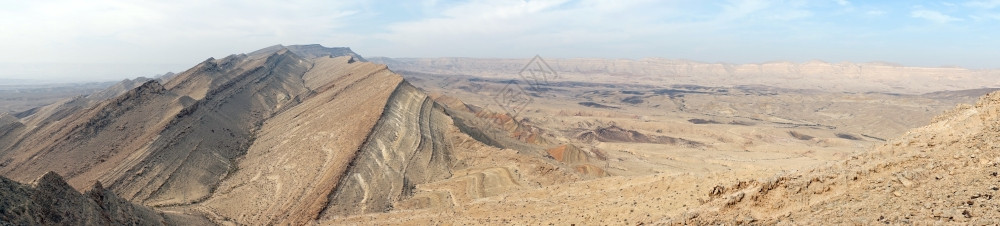 以色列内盖夫沙漠中的卡尔博莱山图片