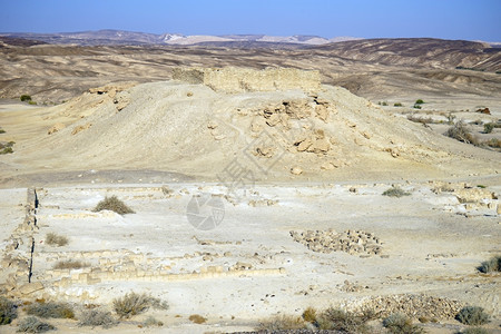 以色列Moa镇古老废墟图片