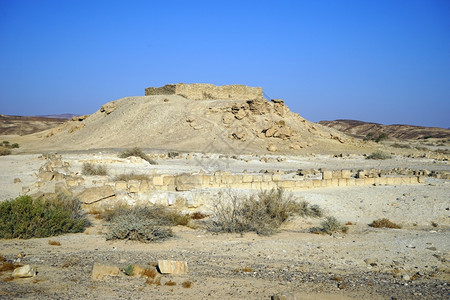 以色列Moa古城的废墟图片