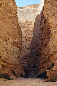 以色列内盖夫沙漠巴拉克峡谷图片