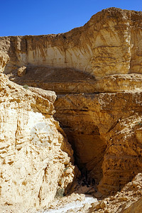 以色列内盖夫沙漠中的巴拉克峡谷图片