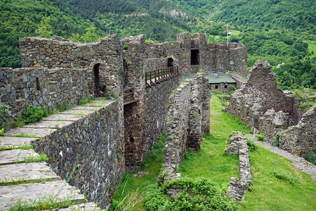 塞尔维亚Maglic堡垒废墟图片