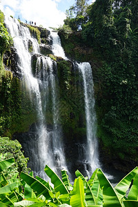 老挝博拉文高原TadCheuang瀑布图片