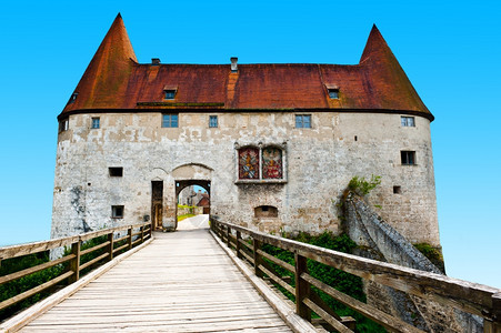 巴伐利亚布尔豪森镇堡垒图片