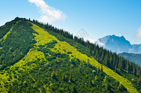 德国巴伐利亚阿尔卑斯山峰图片