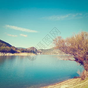 意大利湖木化海岸Instagram效应图片
