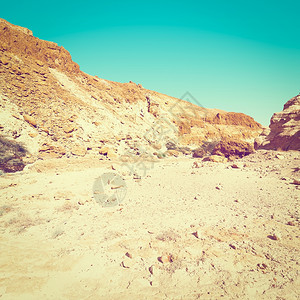 约旦河西岸的犹太沙漠Instagram效应图片