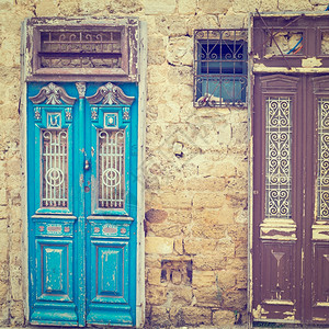 以色列贾法有两扇门的面孔详情Instagrameffect图片