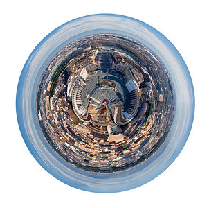 意大利圣彼得广场的罗马球形全景图片
