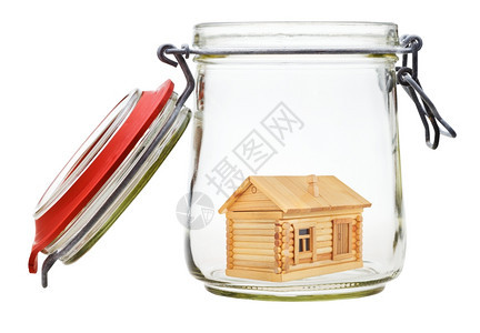 开着玻璃罐的新乡村住宅图片