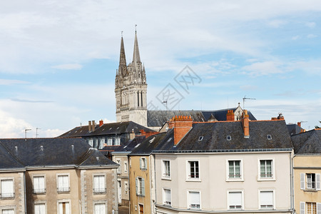 法国安格斯市城和圣莫里斯大教堂图片