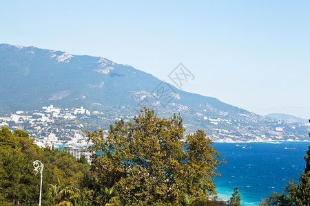 克里米亚南部海岸的雅尔塔市Yalta图片