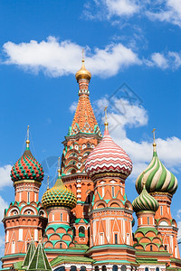 莫斯科红广场的波克罗夫斯基大教堂图片
