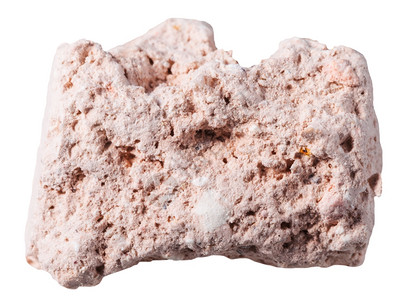 天然岩标本的巨集白底分离的Kaolinite卡林陶瓷粘土矿物石标本图片