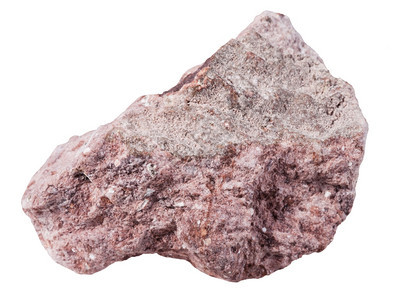 试样自然岩天白色背景分离的图布块状矿物石样本图片