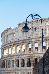 前往意大利旅行罗马市城灯笼和背景之大浩劫图片