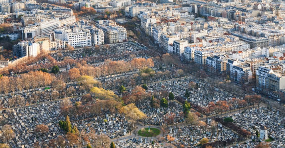 前往法国巴黎市蒙帕纳斯的上空冬季黄昏Montparnasse蒙帕纳斯塔图片
