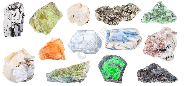各种天然矿物晶体的集合加莱纳希马泰沙巴齐特阿帕铁氰酸盐焦土硫化物青松石盐马卡锡石麻醉剂盐酸阿帕地等图片