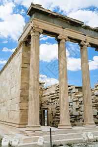 前往希腊雅典市卫城普罗皮莱亚图片
