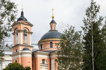 在莫斯科Varvarka街的圣殿图片
