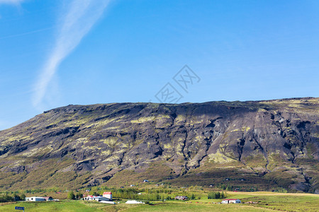 冰岛Eefstidalur定居点在冰岛的高清图片