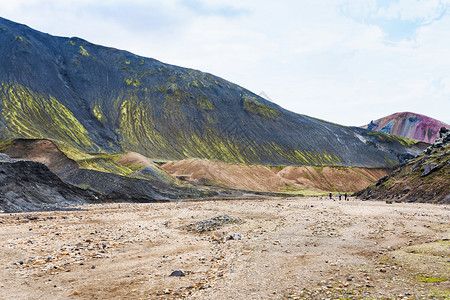 前往冰岛高地区Fjellabak自然保护区位于冰岛高地区的Landmannalaugar地区的Graenagil峡谷图片