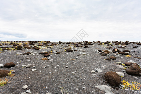 前往冰岛冰岛雷尼斯菲亚拉海滩表面靠近大西洋南岸卡特拉地质公园VikIMyrdal村图片