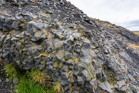 前往冰岛Solhemajajokol冰川谷Myrdalsjokull冰盖南川舌头火山墙冰岛大西洋南岸KatlaGeopark位于图片