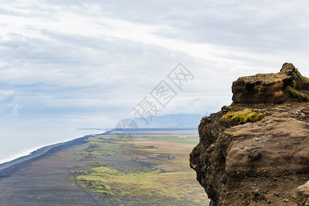 冰岛地质公园大西洋南岸黑沙滩图片