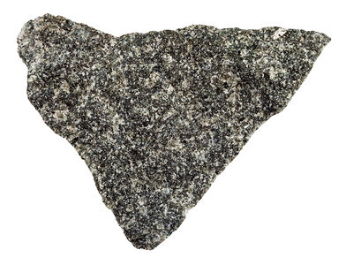 自然矿物岩石标本的大规模俄罗斯科拉半岛夫多尔地区白色背景孤立的原寡利石图片