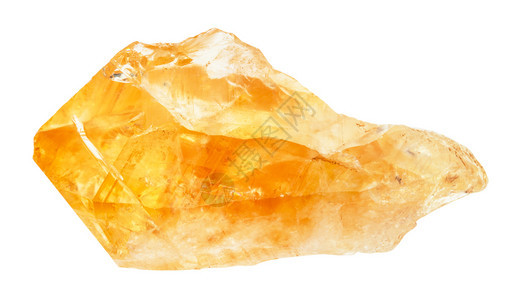 自然岩石标本的宏观巴西白色背景孤立的石块原晶图片