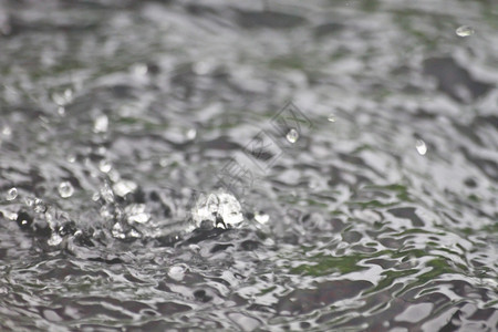 泼洒着雨水雨滴荡漾着背景图片