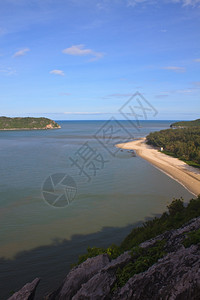 美丽的热带岛屿海滩景观夏季蓝海图片